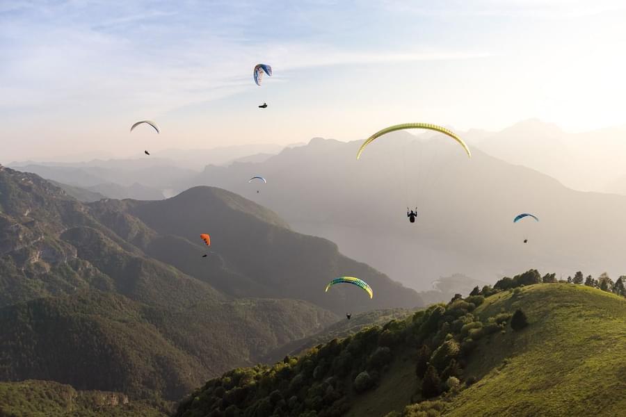 Paragliding In Mussoorie Image
