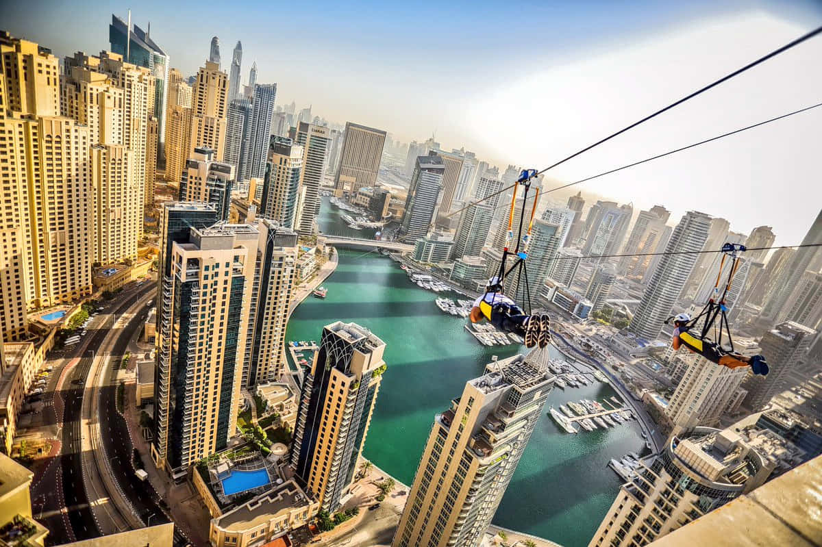 Xline Zipline Dubai Marina