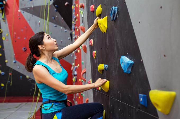 clymb rock climbing