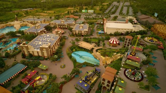 Spend a full day at Wonderla Bangalore, enjoying 50+ attractions across water and land