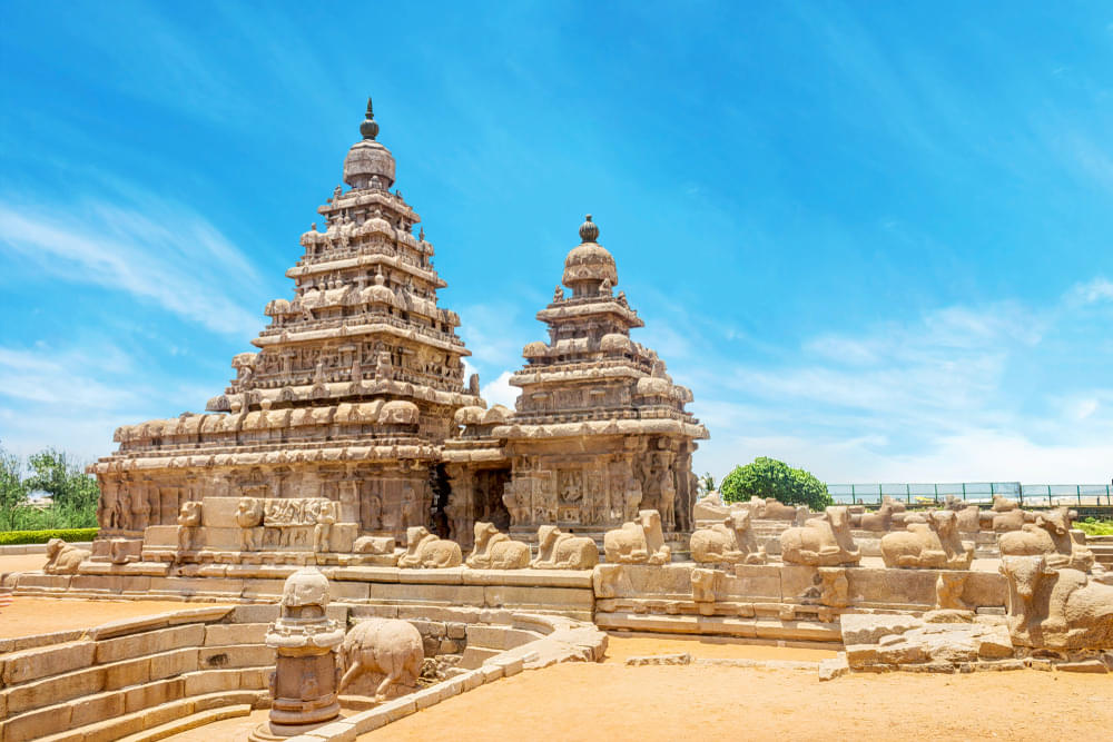 Shore Temple Built by Pallavas is UNESCOs World Heritage Site Located at  Mamallapuram or Mahabalipuram in Tamil Nadu South India Stock Photo   Image of building asian 217716038