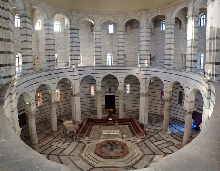Pisa Baptistery Interior 
