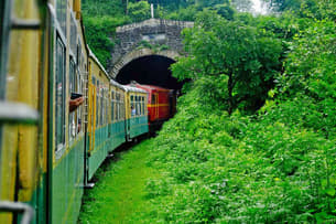 The train goes through 102 tunnels