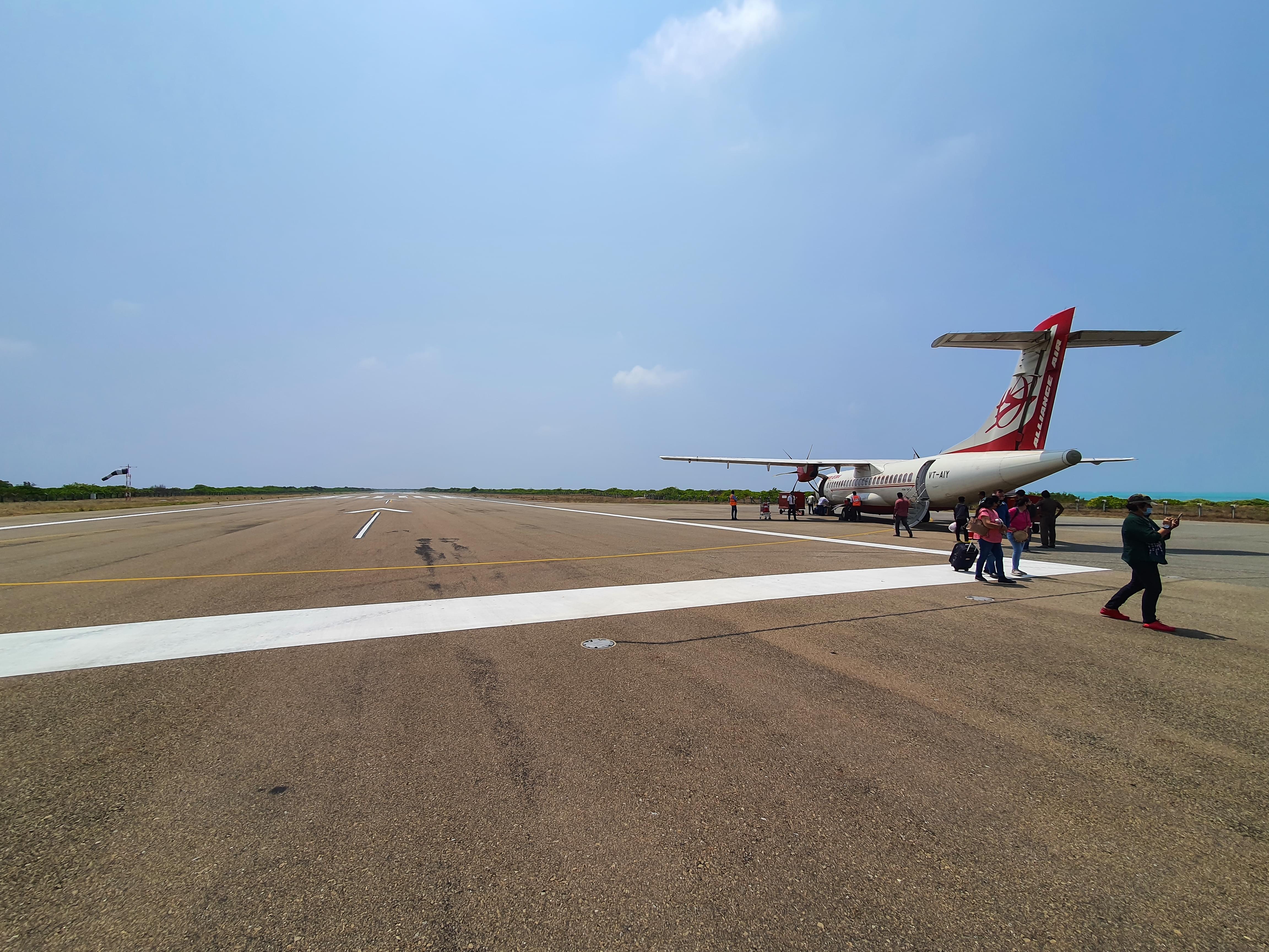 Airplane at Agatti Airstrip