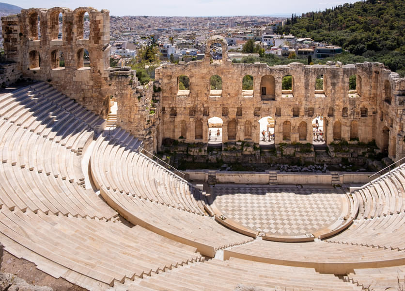 Soak in the ambiance of Theatre of Dionysus 