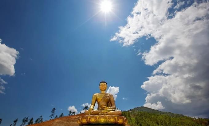 Statue of Buddha at Chin Swee Caves Temple Genting