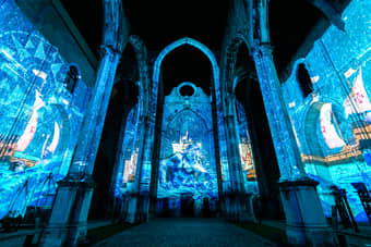 Visit Carmo Convent and attend the spectacular show Lisbon Under Stars 