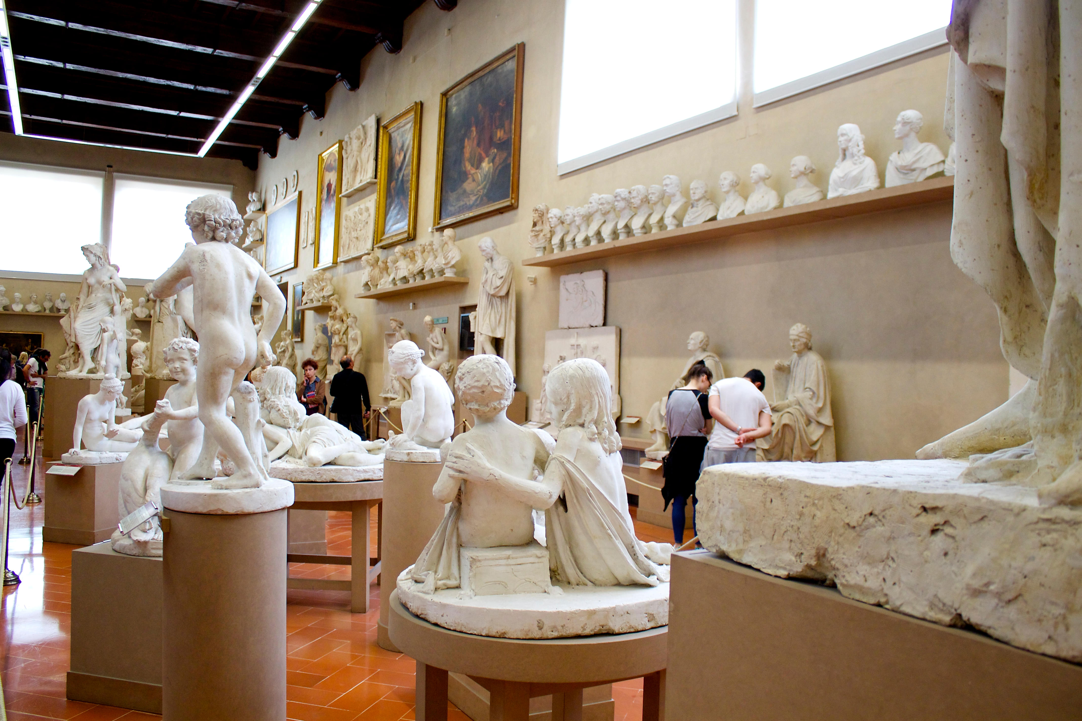Statues of Accademia Gallery