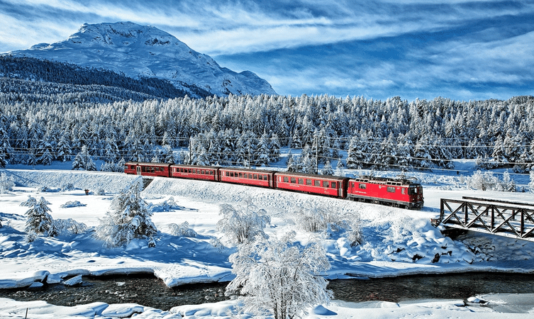 Panoramic Glacier Express Train