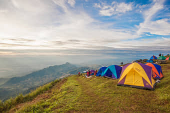 Hilltop Camping in Panchghani