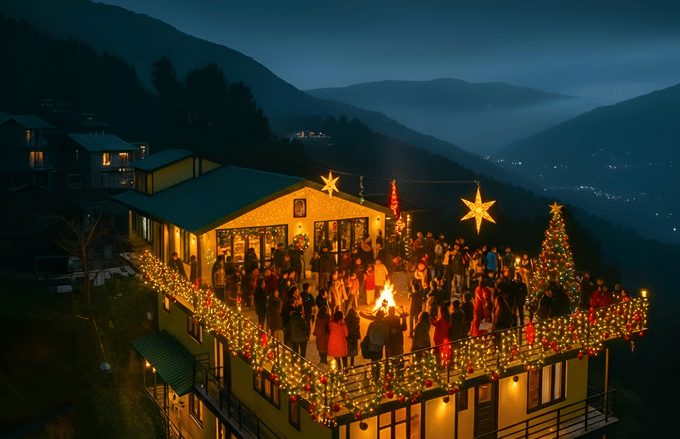 Mussoorie Christmas Trip with Hilltop Party Night | 4D-3N (18-35 Yrs)
