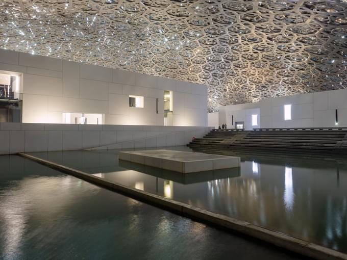 Inside of Louvre Museum