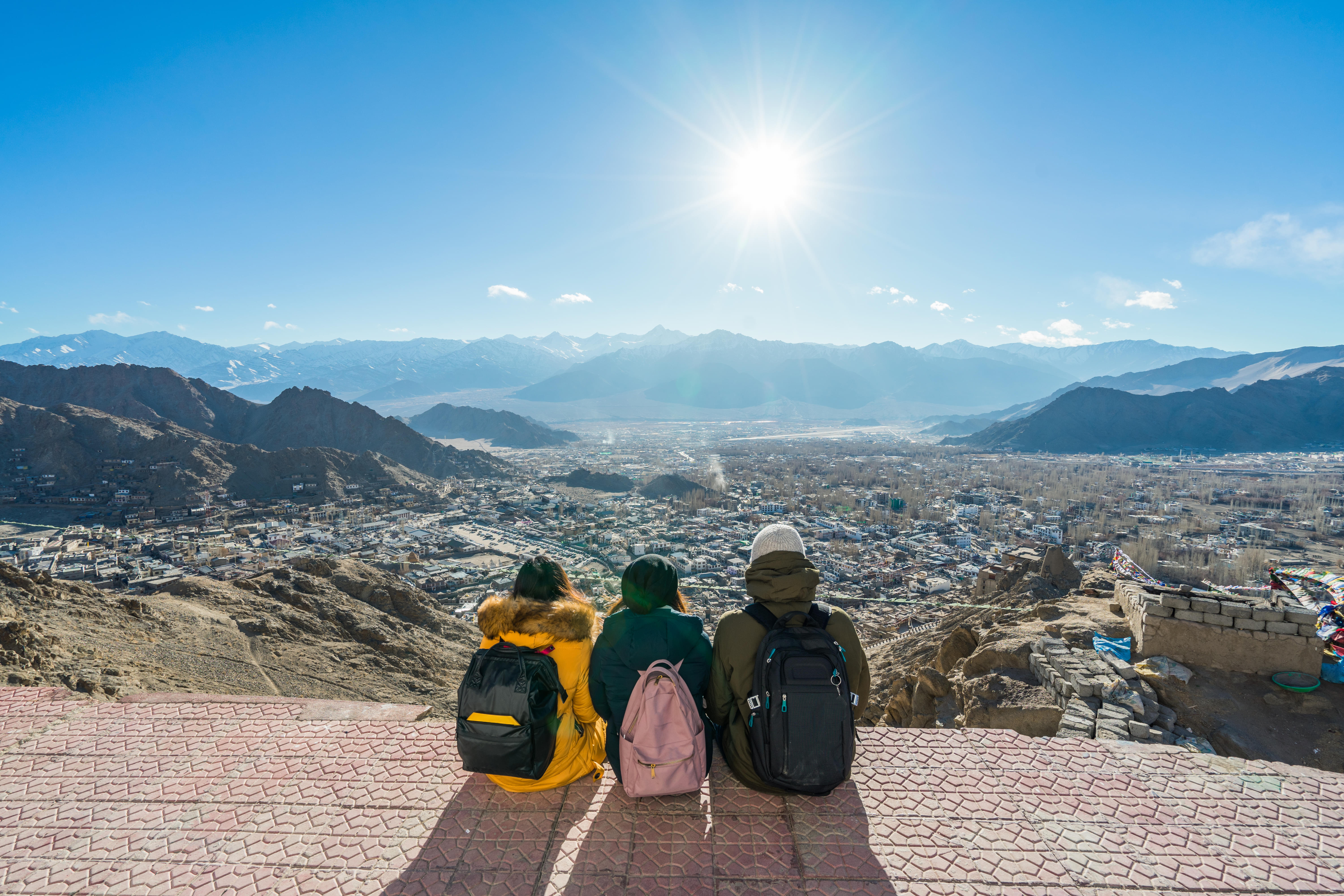 Absorb the sweeping vistas from the mountaintop and immerse yourself in the expansive scenery