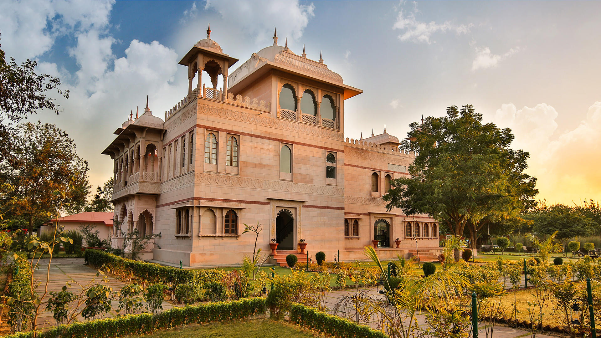 Exterior view of the resort