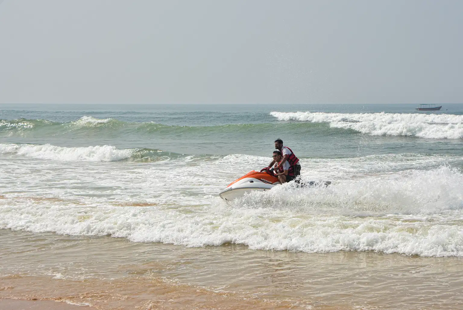 Jet Ski Ride in Mandarmani, West Bengal