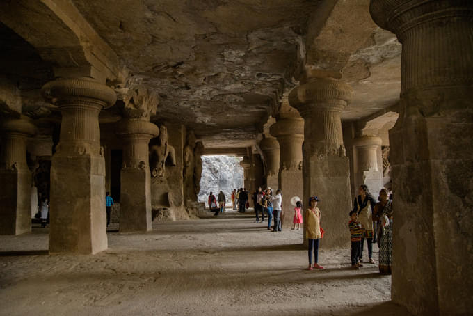Walk through the passages & witness the rock cut architecture