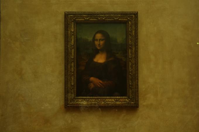 Mona Lisa Painting at Louvre Museum