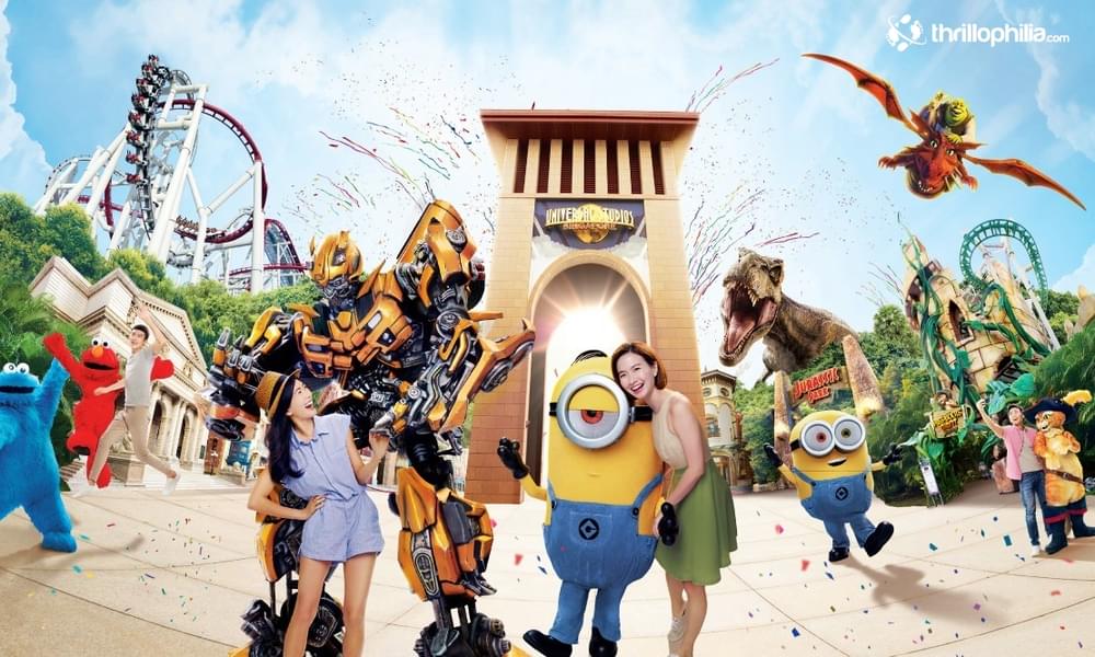 Have a lot of fun with your loved ones at Universal Studios Singapore