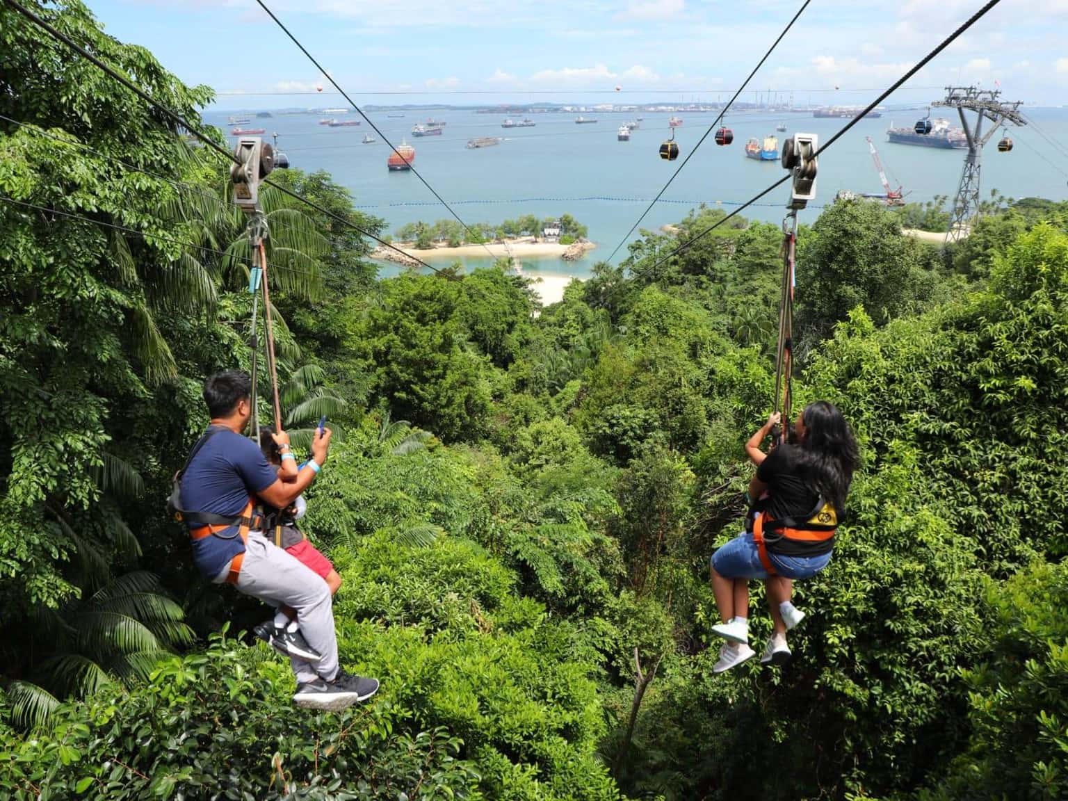 Zipline Singapore at Mega Adventure Park