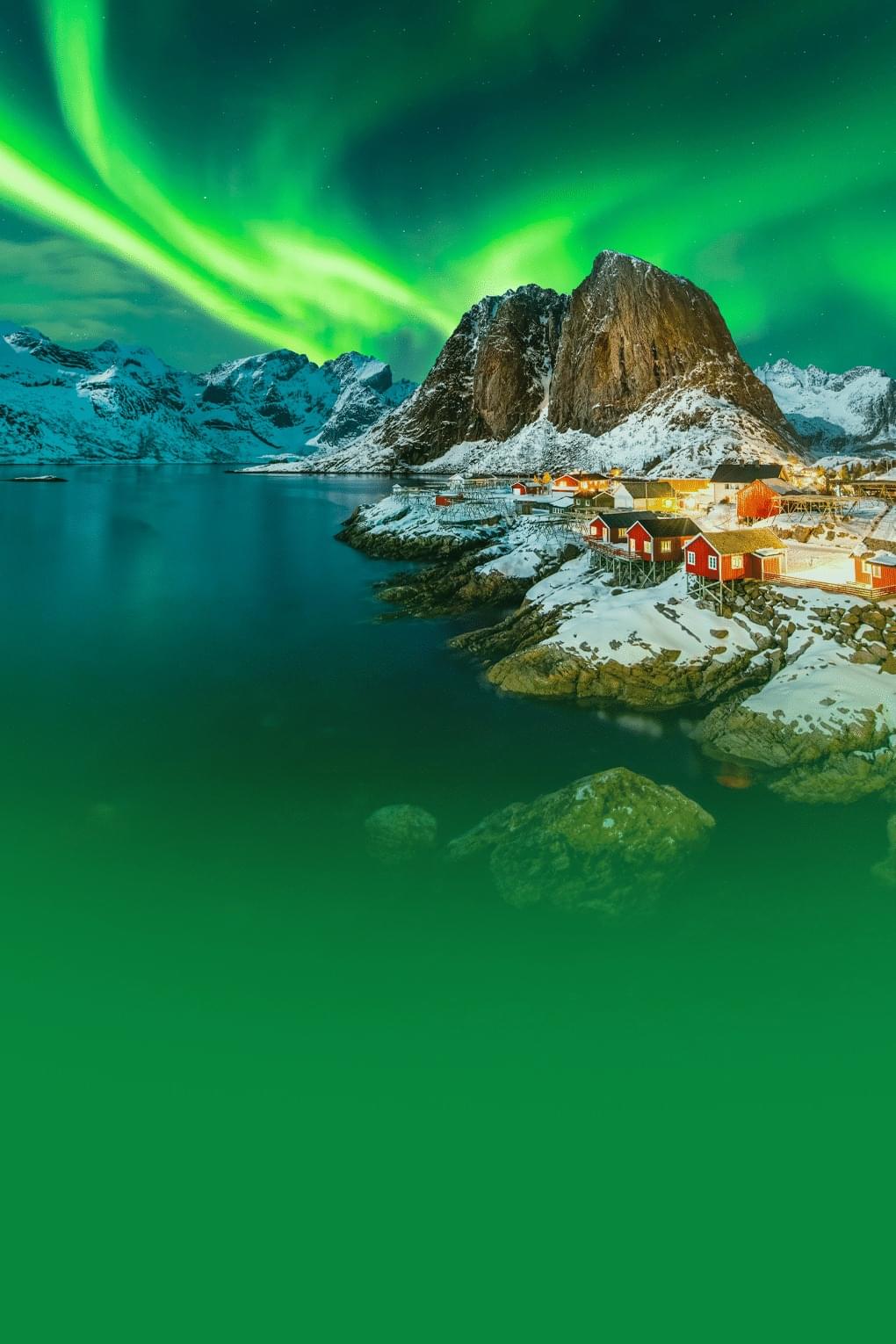 Fjords and Auroras Of Norway