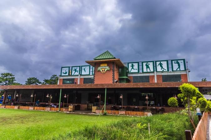 Morning view of the resort
