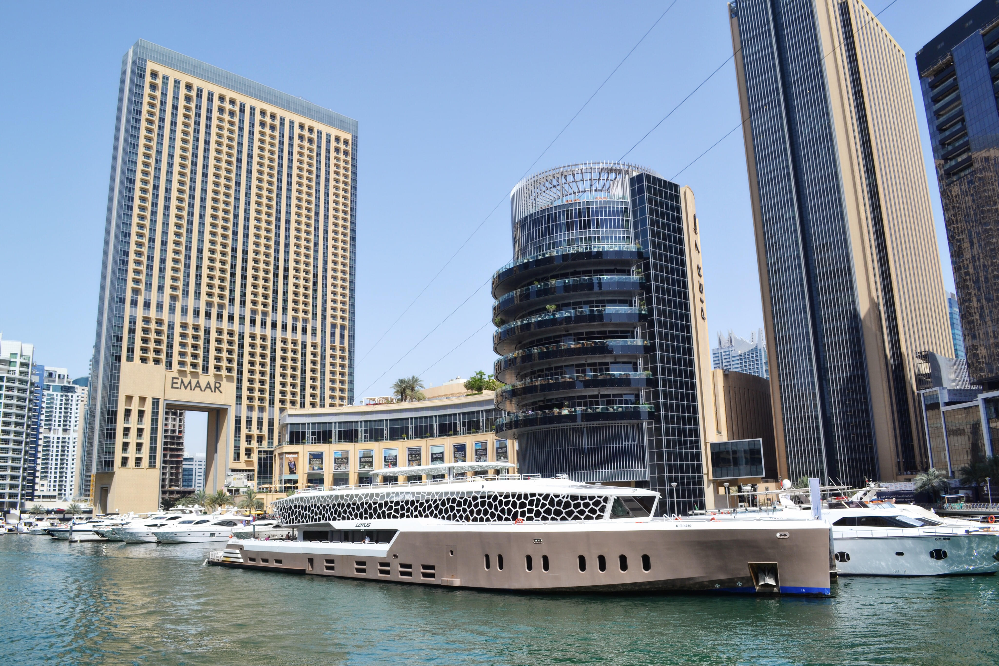 Luxury Yacht in Dubai Marina