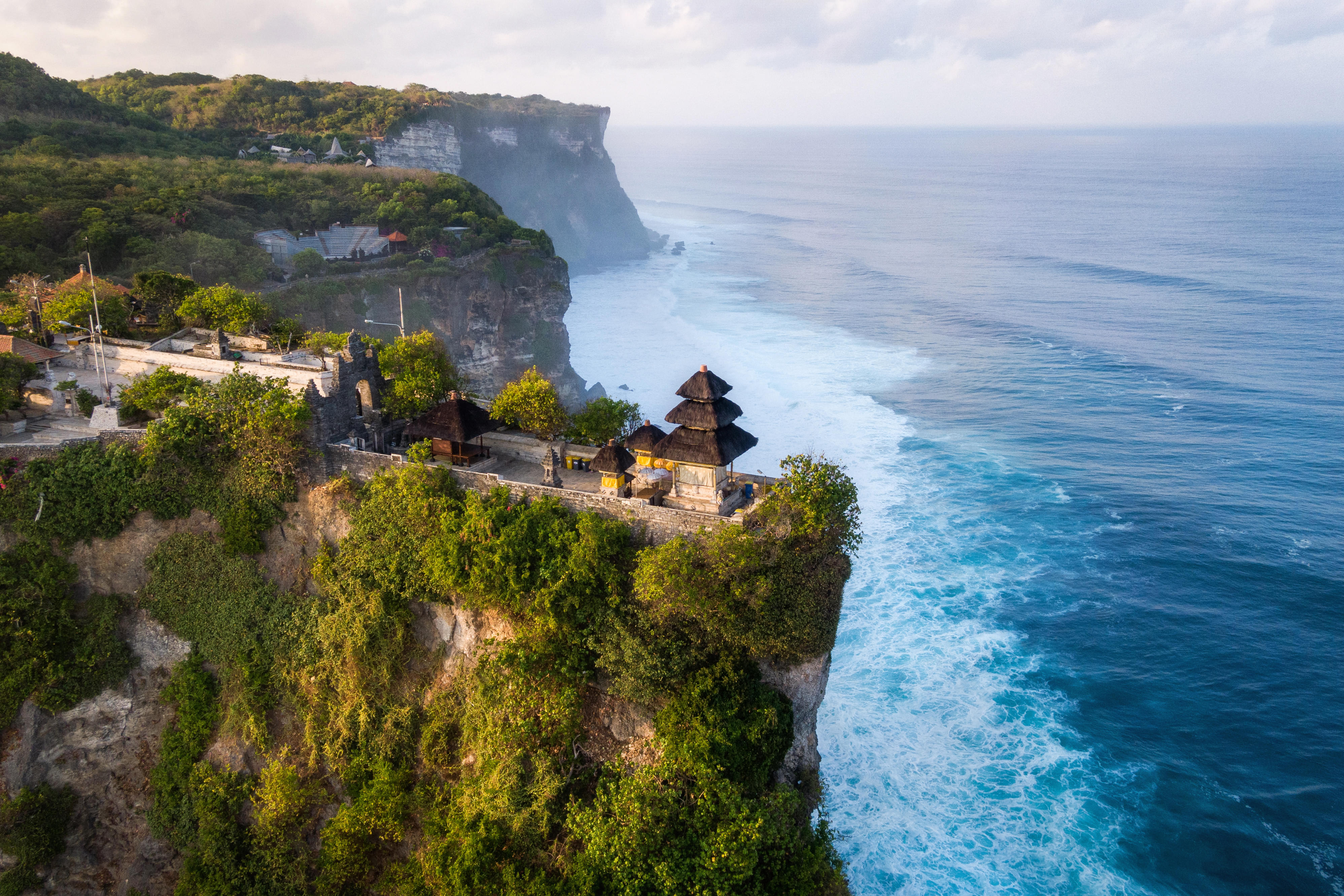 Aerial view of Uluwatu Temple