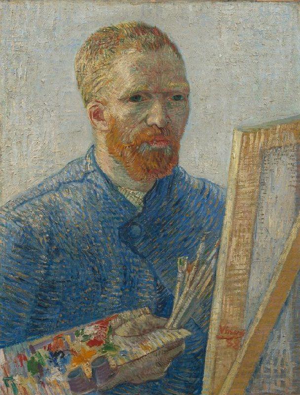 Self Portrait as a Painter in Vangogh Museum