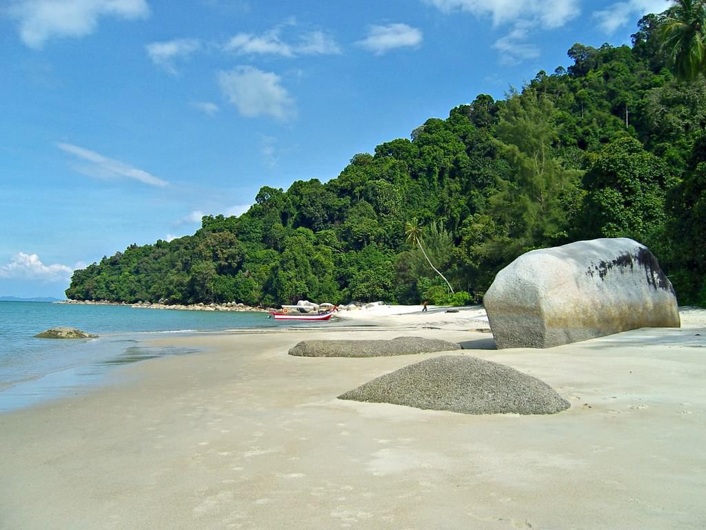Teluk Bahang Beach Overview