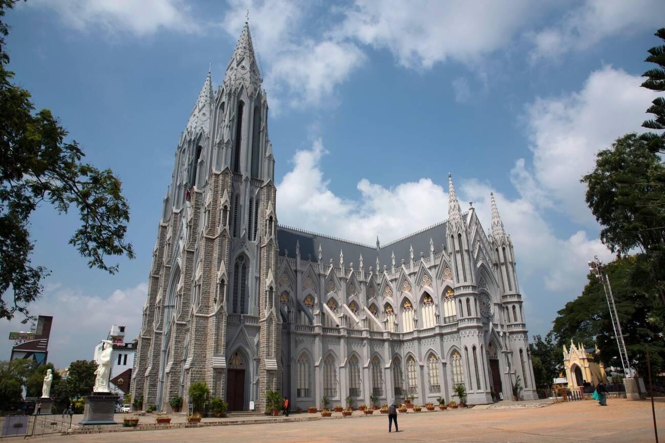 Stunning St. Philomena's Cathedral, Mysore