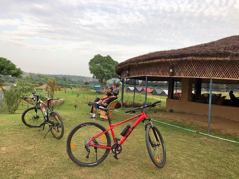 Camping at Damdama Lake Image