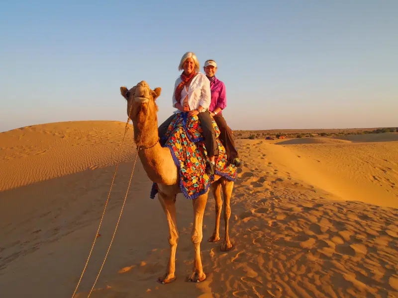 Sunset Camel Safari in Jaisalmer Image