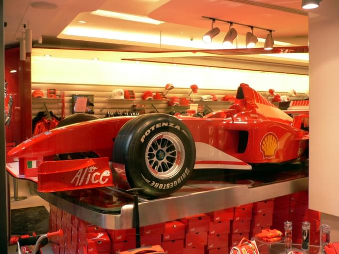 Shopping At Ferrari World