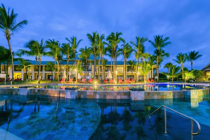 Gorgeous exterior of Le Meridien Ile Maurice, Mauritius