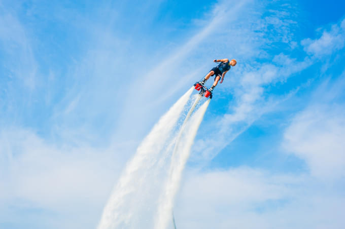 Flyboarding at SeaYou