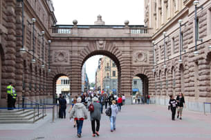 Walking tour in Stockholm