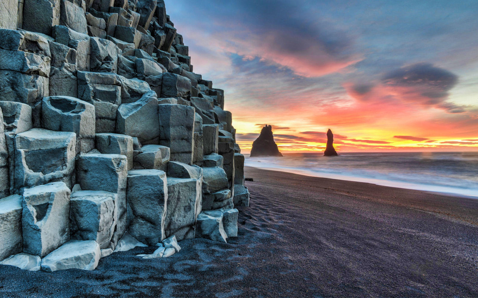 Reynisfjara Beach, Vik Overview