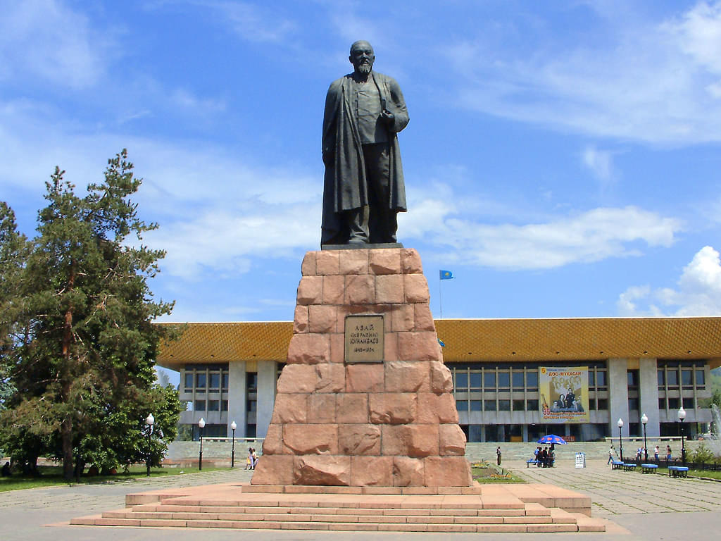 Take a look at the Statue of Abai Kunanbayev