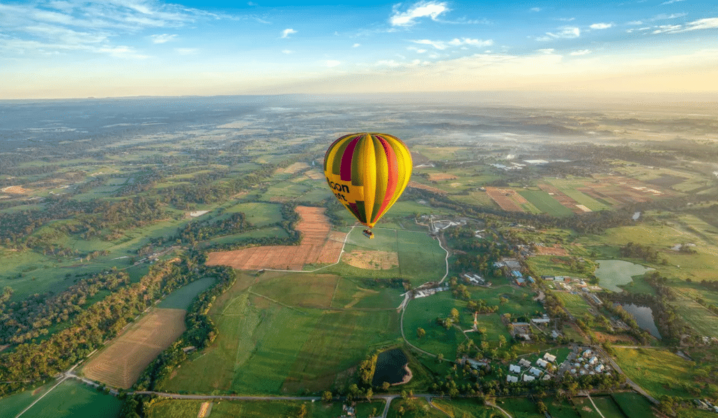 Camden Valley Hot Air Balloon Image