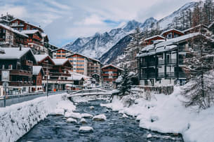Admire the picturesque community of Zermatt