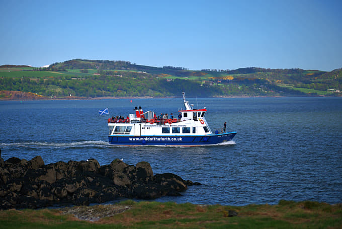 On board the iconic Maid of the Forth