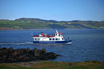 On board the iconic Maid of the Forth