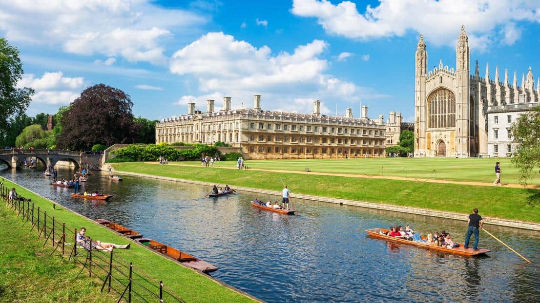 Punt down the river