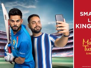 See the wax statue of Virat Kohli, one of the greatest cricketers in the world