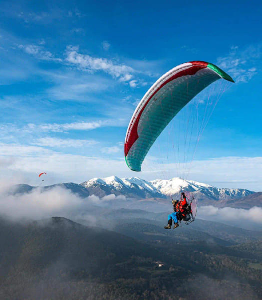 Paragliding In Panchgani Image