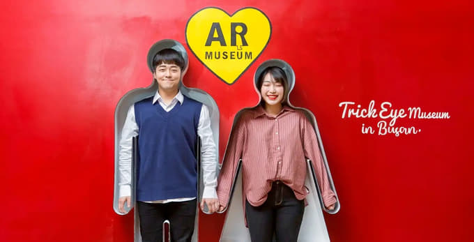 Enjoy great time at the 3D Trick eye Museum in Busan.