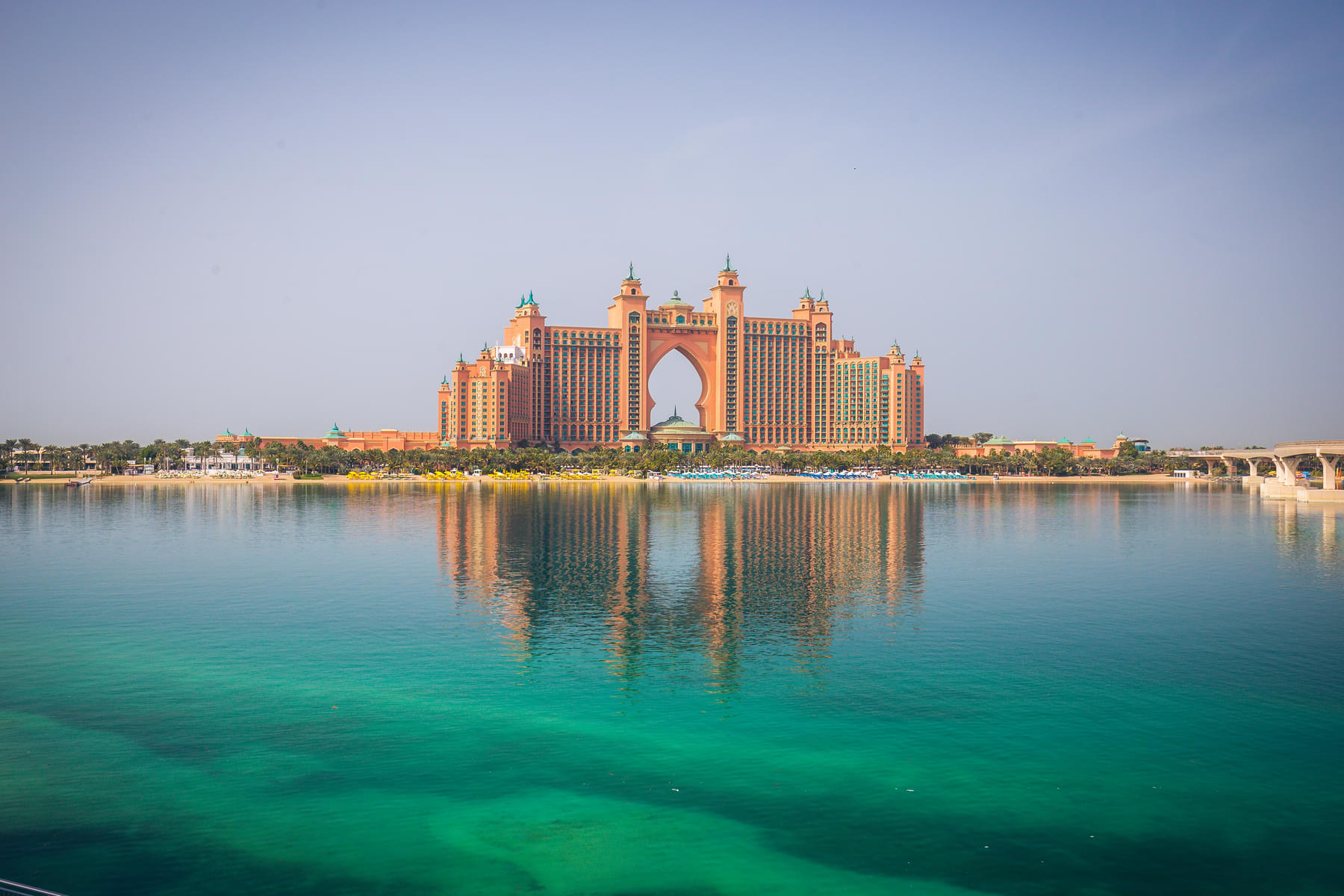 Get a view of Atlantis The Palm from the waterpark