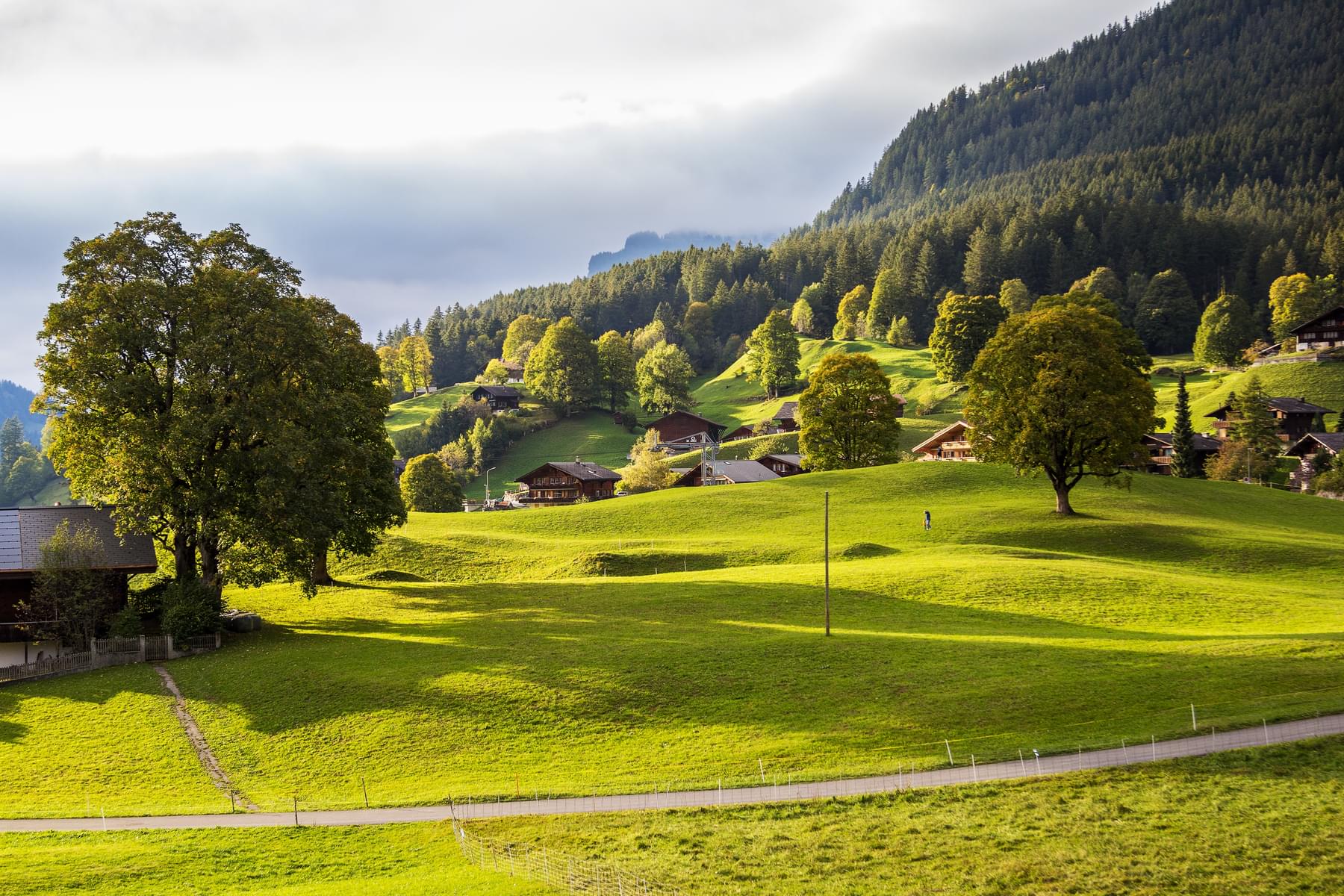 Take in the breathtaking beauty of Grindelwald's alpine wonderland
