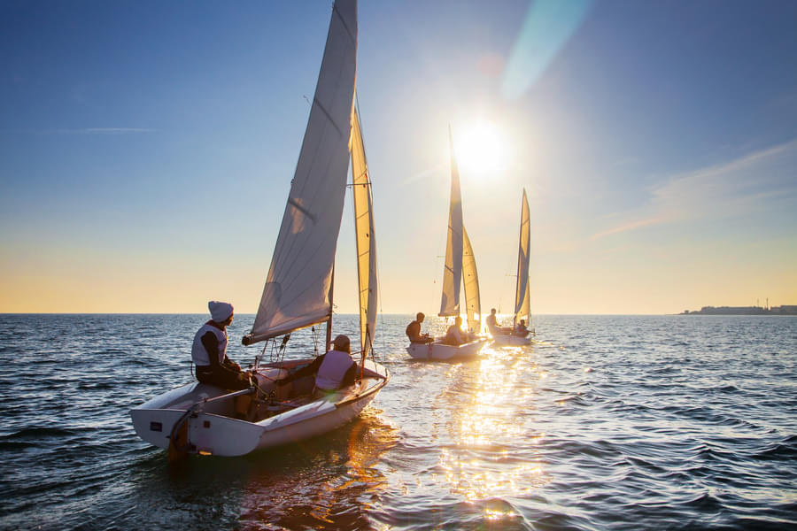 Sailing in Mumbai Image