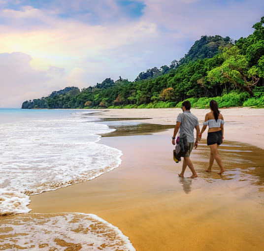 Couple at the Radhanagar Beach